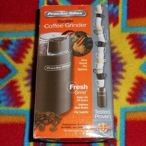 PROCTOR-SILEX DURABLE COFFEE GRINDER MODEL #80300 *OPEN BOX